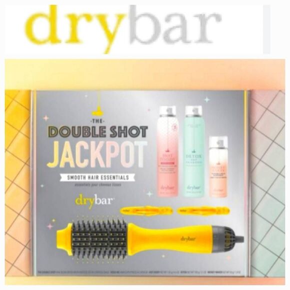 Drybar The Double Shot Jackpot Smooth Hair Essentials Set Tools